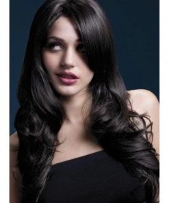 Smiffy's Nicole Wig Long Soft Wave Brown Womens