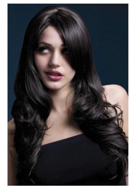 Smiffy's Nicole Wig Long Soft Wave Brown Womens 3 Smiffy's Nicole Wig Long Soft Wave Brown Womens