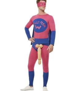 Smiffys Willyman Funny Men's Superhero Costume